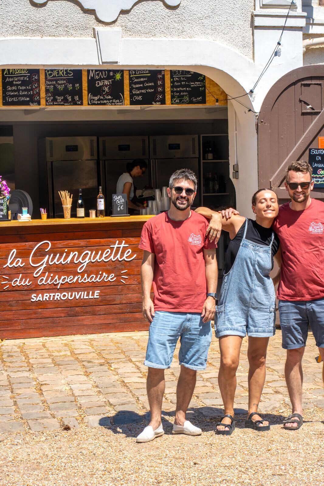 L'équipe de la Guinguette du Dispensaire à Sartrouville